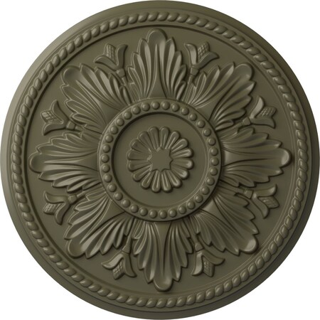 Edinburgh Ceiling Medallion (Fits Canopies up to 5 1/4"), 18"OD x 1 3/4"P, Painted Turtle